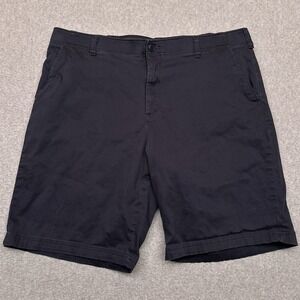 Lee Extreme Comfort Chino Shorts Mens 39 (Tag40) Navy Blue 10" Hiking Golf